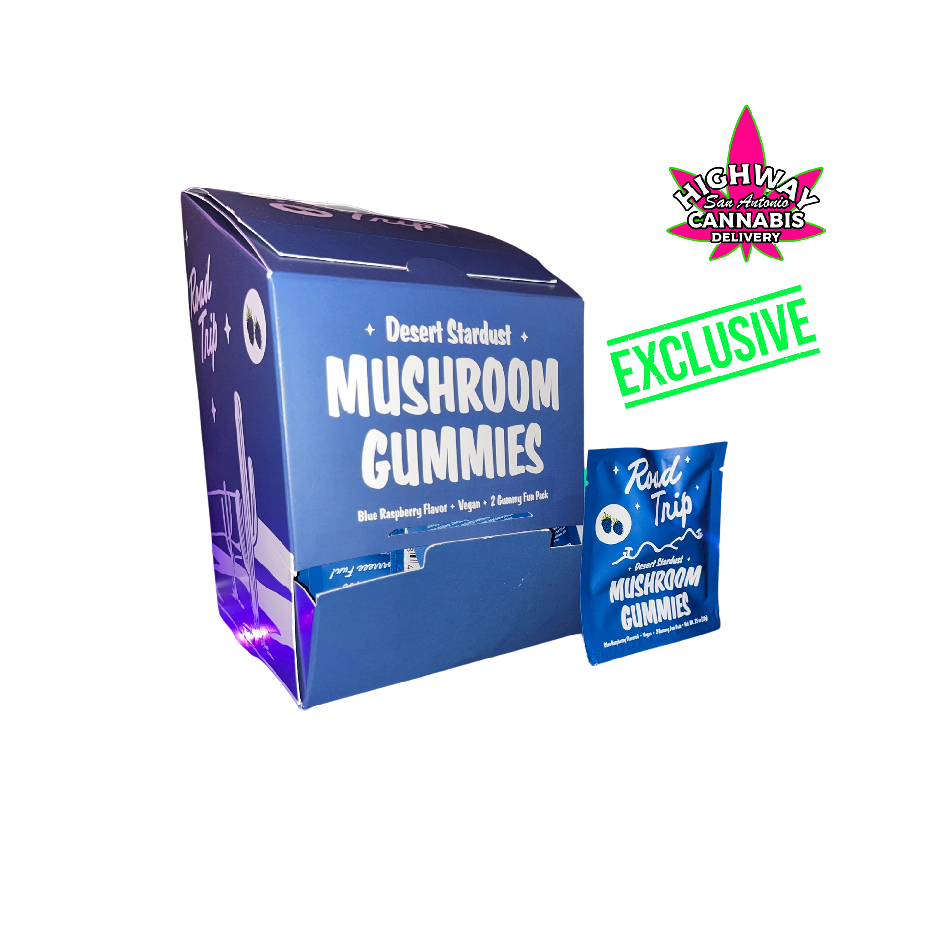 Road Trip - Mushroom Gummies 2ct / Rocket Pop